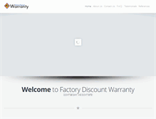 Tablet Screenshot of fd-warranty.com